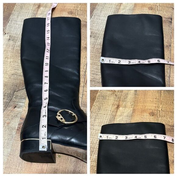 Tory Burch Black Sofia Riding Boots - Picture 14 of 14